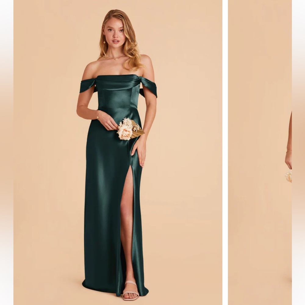 Birdy Grey Mia Strapless Emerald Dress